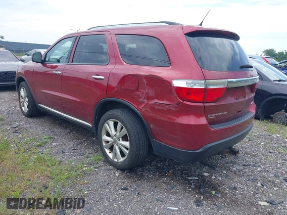 2013 Dodge Durango Crew with VIN 1C4RDJDGXDC614275, listed as a IAAI auction lot 42595022 with 171,260 mi miles and . Bid and sale history available at DreamBid. Image 3.