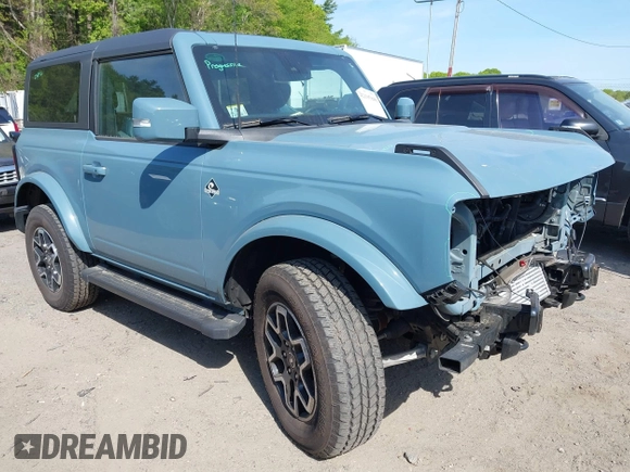2023 Ford Bronco с VIN 1FMDE5CP0PLB85857, выставлен на аукционе IAAI как лот 42195848 с пробегом 12 446 миль миль и . История ставок и продаж доступна на DreamBid. Изображение 1.