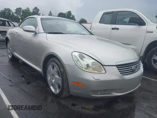2005 Lexus SC 430 with VIN JTHFN48Y750068203, listed as a IAAI auction lot 42270237 with 178,539 mi miles and . Bid and sale history available at DreamBid. Image 1.