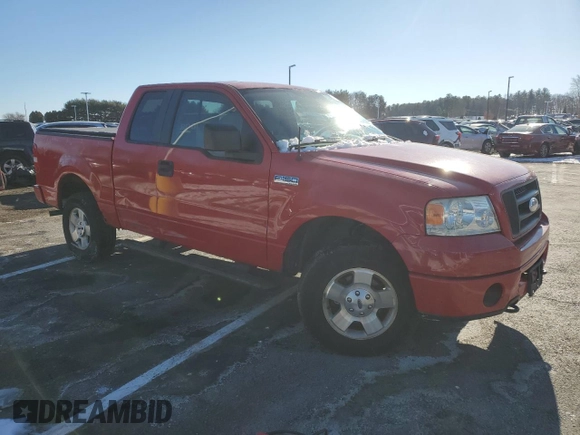 2007 Ford F-150 STX with VIN 1FTRX14W37FB87152, listed as a Copart auction lot 41746975 with 98,362 mi miles and Salvage Title. Bid and sale history available at carsss.com. Image 4.