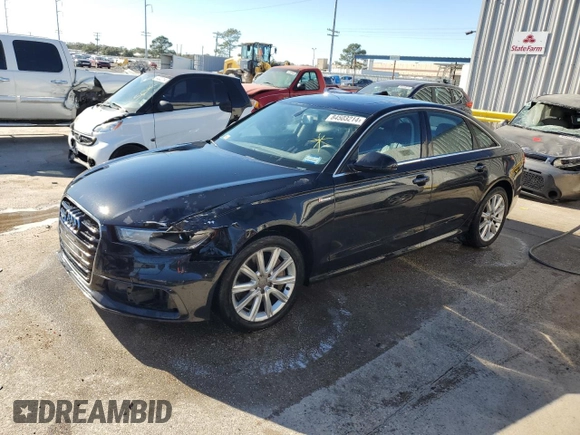 2013 Audi A6 3.0T Prestige with VIN WAUHGAFC5DN085669, listed as a Copart auction lot 84503214 with 47,083 mi miles and Salvage Title. Bid and sale history available at carsss.com. Image 1.