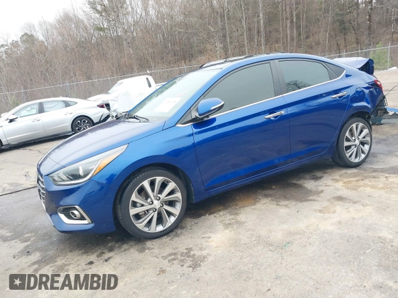 2021 Hyundai Accent Limited with VIN 3KPC34A6XME144957, listed as a IAAI auction lot 41543025 with 41,253 mi miles. Bid and sale history available at carsss.com. Image 18.