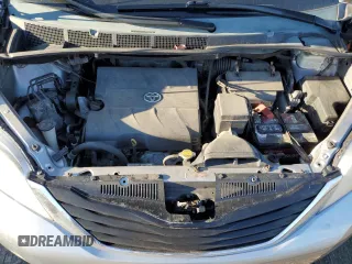 2013 Toyota Sienna LE with VIN 5TDJK3DC7DS058811, listed as a Copart auction lot 47431565 with 151,048 mi miles and Clean Title. Bid and sale history available at carsss.com. Image 12.