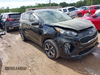 2020 Kia Sportage LX with VIN KNDPM3AC7L7755719, listed as a IAAI auction lot 42026994 with 49,537 mi miles and . Bid and sale history available at DreamBid. Image 1.