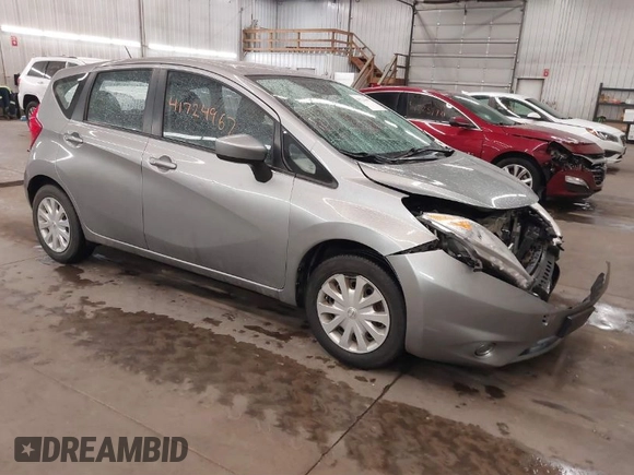 2015 Nissan Note S Plus z VIN 3N1CE2CP7FL391617, wystawiony jako IAAI lot #41724967 z przebiegiem 88 616 mil mil oraz . Historia ofert i sprzedaży dostępna na DreamBid. Obrazek 1.