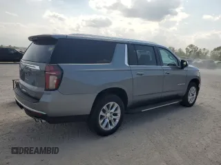 2022 Chevrolet Suburban Premier with VIN 1GNSCFKD6NR158050, listed as a Copart auction lot 72939134 with 48,458 mi miles and Salvage title. Bid and sale history available at DreamBid. Image 3.