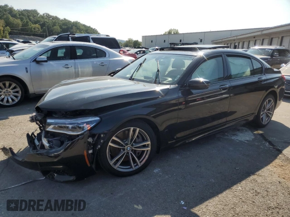 2018 BMW 7 Series ALPINA B7 xDrive with VIN WBA7F2C50JG424655, listed as a Copart auction lot 70325634 with 0 mi miles and Salvage Title. Bid and sale history available at carsss.com. Image 1.