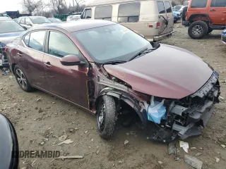 2023 Nissan Sentra SV with VIN 3N1AB8CV0PY323441, listed as a Copart auction lot 46884395 with 7,246 mi miles and Salvage Title. Bid and sale history available at carsss.com. Image 4.