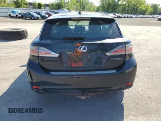 2012 Lexus CT 200h with VIN JTHKD5BH9C2067295, listed as a Copart auction lot 63243835 with 190,622 mi miles and Salvage title. Bid and sale history available at DreamBid. Image 6.