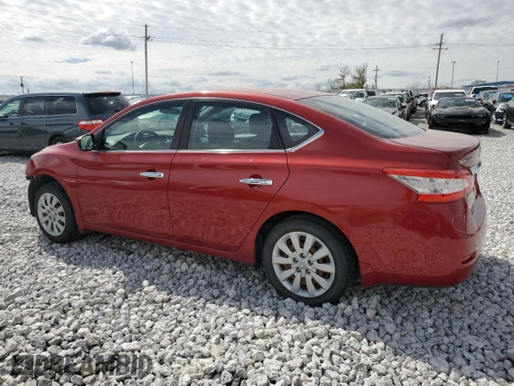2014 Nissan Sentra SV with VIN 3N1AB7AP2EY326143, listed as a Copart auction lot 51165885 with 153,491 mi miles and Salvage Title. Bid and sale history available at DreamBid. Image 2.
