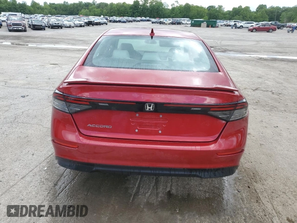 2024 Honda Accord EX with VIN 1HGCY1F36RA049869, listed as a Copart auction lot 58511995 with 3,284 mi miles and Salvage title. Bid and sale history available at DreamBid. Image 6.