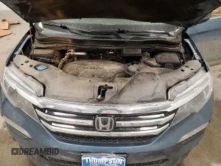2016 Honda Pilot Elite with VIN 5FNYF6H00GB127495, listed as a Copart auction lot 49989585 with 115,037 mi miles and Salvage Title. Bid and sale history available at carsss.com. Image 12.