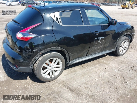 2015 Nissan Juke S with VIN JN8AF5MV4FT554384, listed as a IAAI auction lot 41834669 with 167,040 mi miles and . Bid and sale history available at DreamBid. Image 4.