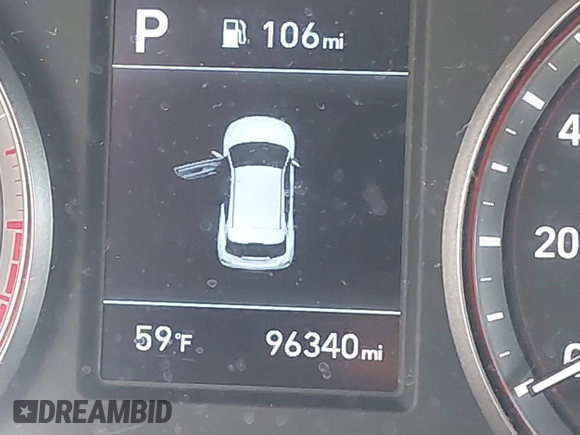 2019 Hyundai Veloster 2.0 with VIN KMHTG6AF4KU019642, listed as a IAAI auction lot 41885392 with 96,340 mi miles. Bid and sale history available at carsss.com. Image 16.