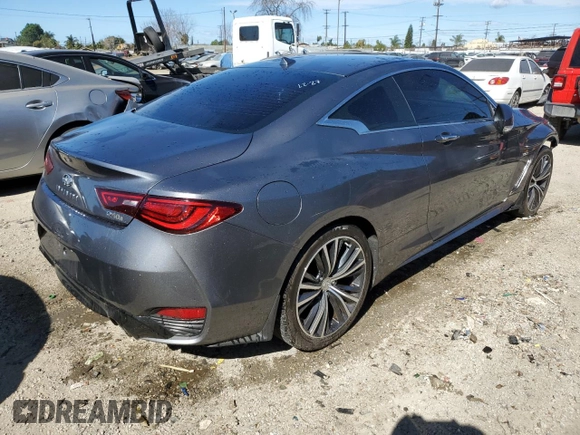 2019 Infiniti Q60 3.0t LUXE with VIN JN1EV7EK8KM230880, listed as a Copart auction lot 47499475 with 38,782 mi miles and Salvage Title. Bid and sale history available at carsss.com. Image 3.