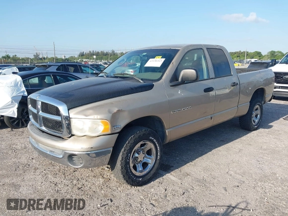 2004 Dodge 1500 SLT with VIN 1D7HU18D14S573218, listed as a IAAI auction lot 42130263 with 137,589 mi miles and . Bid and sale history available at carsss.com. Image 2.