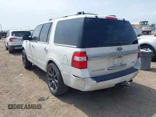 2015 Ford Expedition Platinum with VIN 1FMJU1LT3FEF23475, listed as a IAAI auction lot 42162020 with 224,634 mi miles and . Bid and sale history available at DreamBid. Image 3.