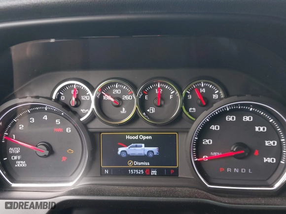 2019 Chevrolet Silverado 1500 LT with VIN 3GCUYDED3KG118071, listed as a IAAI auction lot 41566722 with 157,525 mi miles. Bid and sale history available at carsss.com. Image 7.