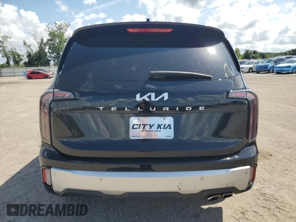 2023 Kia Telluride SX with VIN 5XYP54GC9PG328612, listed as a Copart auction lot 62282635 with Not provided miles and Non repairable. Bid and sale history available at DreamBid. Image 6.