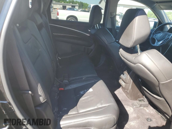 2017 Acura MDX Technology with VIN 5FRYD4H53HB023928, listed as a Copart auction lot 56055535 with 160,249 mi miles and Salvage title. Bid and sale history available at DreamBid. Image 11.