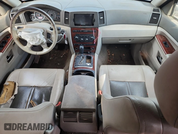 2006 Jeep Grand Cherokee Limited with VIN 1J4HR58N06C183181, listed as a Copart auction lot 63910795 with 219,189 mi miles and Salvage title. Bid and sale history available at DreamBid. Image 8.
