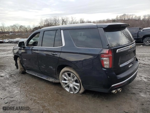 2022 Chevrolet Tahoe High Country with VIN 1GNSKTKL2NR173072, listed as a Copart auction lot 84942094 with 29,592 mi miles and Salvage Title. Bid and sale history available at carsss.com. Image 2.