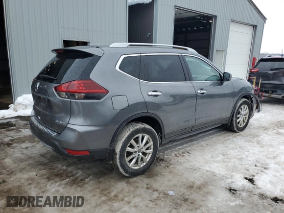 2019 Nissan Rogue S with VIN 5N1AT2MV8KC740020, listed as a Copart auction lot 45172755 with 82,736 mi miles and Clean Title. Bid and sale history available at carsss.com. Image 3.
