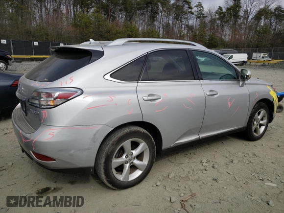 2010 Lexus RX 350 with VIN 2T2BK1BA1AC021974, listed as a Copart auction lot 49097325 with 111,078 mi miles and Salvage Title. Bid and sale history available at DreamBid. Image 3.
