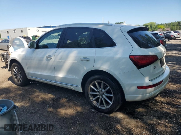 2017 Audi Q5 with VIN WA1V2AFP9HA035193, listed as a Copart auction lot 62056575 with 99,296 mi miles and Clean title. Bid and sale history available at DreamBid. Image 2.