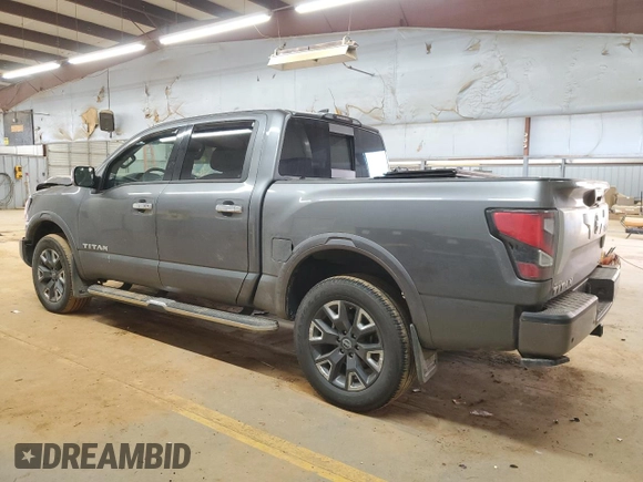2024 Nissan Titan Pro-4X with VIN 1N6AA1ED5RN111708, listed as a Copart auction lot 42356375 with 31,487 mi miles and Salvage title. Bid and sale history available at DreamBid. Image 2.