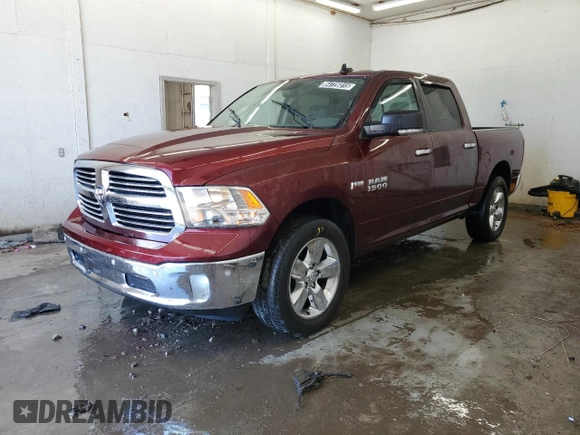 2016 Ram 1500 Big Horn with VIN 3C6RR7LT7GG357085, listed as a Copart auction lot 64726015 with 107,146 mi miles and Clean title. Bid and sale history available at DreamBid. Image 1.
