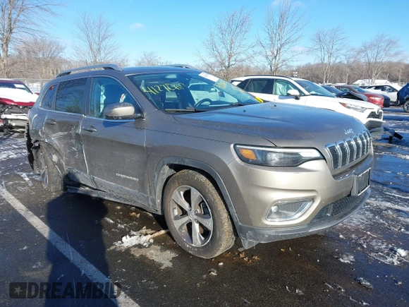 2019 Jeep Cherokee Limited with VIN 1C4PJMDX5KD441256, listed as a IAAI auction lot 41270619 with 83,309 mi miles and . Bid and sale history available at DreamBid. Image 1.