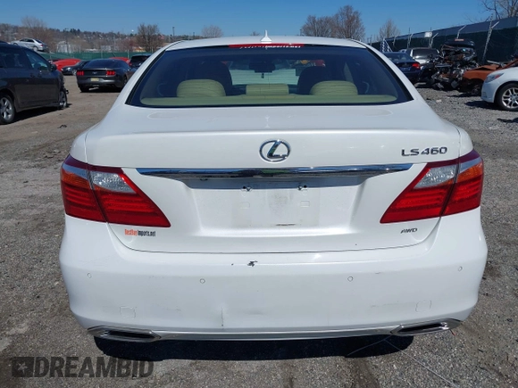 2011 Lexus LS 460 with VIN JTHCL5EF3B5009505, listed as a IAAI auction lot 41907674 with 137,936 mi miles and . Bid and sale history available at DreamBid. Image 16.