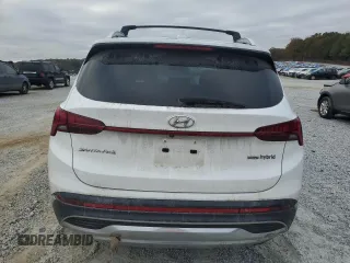 2021 Hyundai Santa Fe Hybrid Limited with VIN KM8S5DA13MU010444, listed as a Copart auction lot 79725034 with 43,578 mi miles and Salvage Title. Bid and sale history available at carsss.com. Image 6.