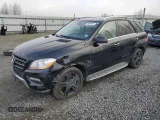 2015 Mercedes-Benz M with VIN 4JGDA0EB0FA464770, listed as a Copart auction lot 83087924 with 160,016 mi miles and Salvage Title. Bid and sale history available at carsss.com. Image 1.