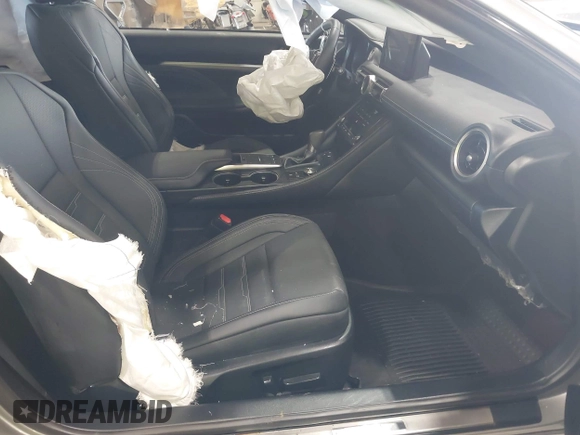2023 Lexus RC 350 F Sport с VIN JTHGZ5DC4P5012086, выставлен на аукционе IAAI как лот 42596850 с пробегом 28 643 миль миль и . История ставок и продаж доступна на DreamBid. Изображение 5.