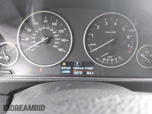2013 BMW 3 Series 328i xDrive with VIN WBA3B3C59DF543640, listed as a IAAI auction lot 42208779 with 183,737 mi miles and . Bid and sale history available at DreamBid. Image 7.