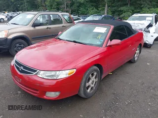 2001 Toyota Solara SE with VIN 2T1FF28P71C424921, listed as a IAAI auction lot 39931777 with 168,746 mi miles. Bid and sale history available at carsss.com. Image 2.