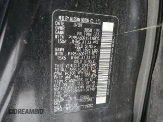 2009 Nissan Cube S z VIN JN8AZ28R59T104198, wystawiony jako Copart lot #44954575 z przebiegiem 264 287 mil mil oraz Czysty tytuł • Clean title. Historia ofert i sprzedaży dostępna na DreamBid. Obrazek 12.