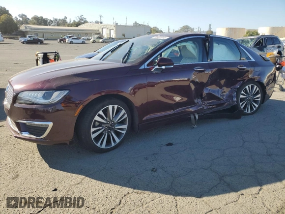 2018 Lincoln MKZ Hybrid Reserve with VIN 3LN6L5MU0JR621909, listed as a Copart auction lot 79300344 with 97,065 mi miles and Salvage title. Bid and sale history available at DreamBid. Image 1.