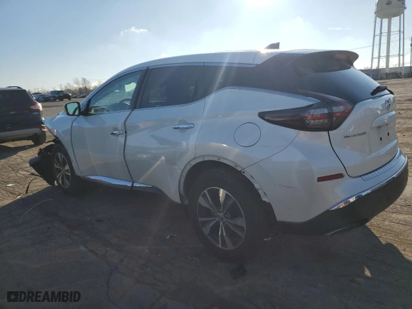 2022 Nissan Murano S with VIN 5N1AZ2AS8NC129126, listed as a Copart auction lot 86288094 with 60,496 mi miles and Salvage Title. Bid and sale history available at carsss.com. Image 2.