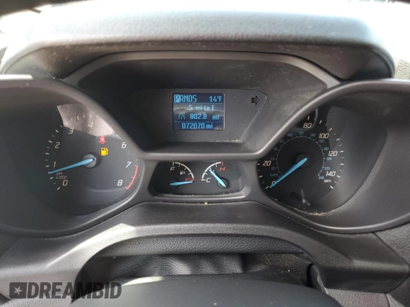 2014 Ford Transit Connect XL with VIN NM0LS7E7XE1144997, listed as a Copart auction lot 57071725 with 72,070 mi miles and Salvage title. Bid and sale history available at DreamBid. Image 9.