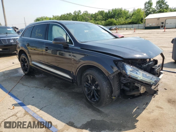 2018 Audi Q7 Premium Plus z VIN WA1LHAF7XJD049985, wystawiony jako Copart lot #60233295 z przebiegiem 71 011 mil mil oraz Szkoda całkowita • Salvage title. Historia ofert i sprzedaży dostępna na DreamBid. Obrazek 4.