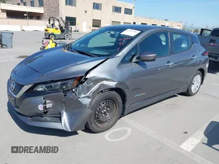 2018 Nissan LEAF S with VIN 1N4AZ1CP5JC315827, listed as a IAAI auction lot 41993989 with 41,504 mi miles and . Bid and sale history available at DreamBid. Image 19.