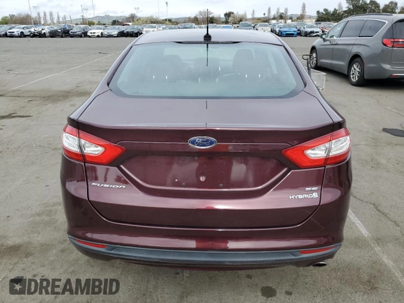 2013 Ford Fusion SE Hybrid with VIN 3FA6P0LU9DR120217, listed as a Copart auction lot 48185895 with 145,097 mi miles and Salvage Title. Bid and sale history available at DreamBid. Image 6.