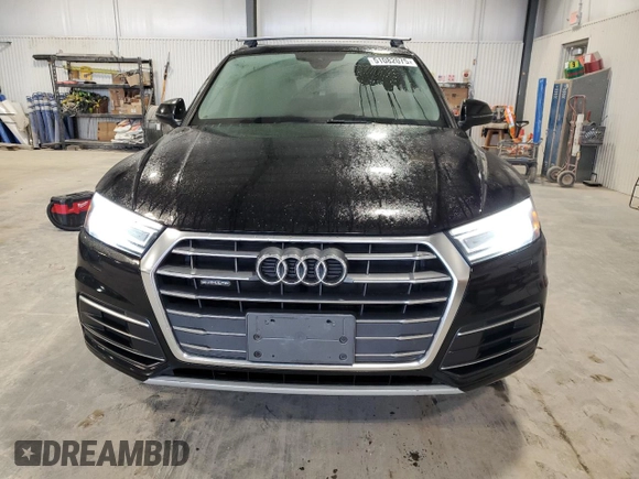 2018 Audi Q5 Premium with VIN WA1ANAFY7J2137977, listed as a Copart auction lot 51082075 with 127,944 mi miles and Salvage Title. Bid and sale history available at carsss.com. Image 5.