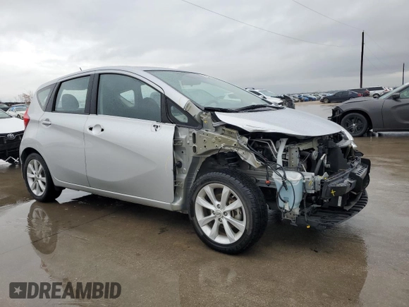 2016 Nissan Note S Plus with VIN 3N1CE2CP2GL388559, listed as a Copart auction lot 86281684 with 35,520 mi miles and Salvage Title. Bid and sale history available at DreamBid. Image 4.