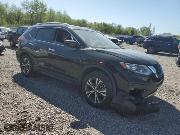 2019 Nissan Rogue SV with VIN JN8AT2MV2KW384610, listed as a Copart auction lot 52043625 with 54,054 mi miles and Salvage Title. Bid and sale history available at carsss.com. Image 4.