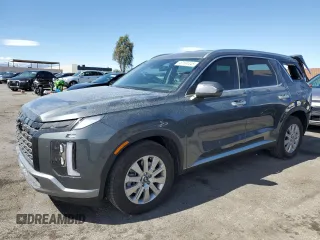 2025 Hyundai Palisade SEL z VIN KM8R24GE9SU816416, wystawiony jako Copart lot #49184445 z przebiegiem 5 741 mil mil oraz Szkoda całkowita • Salvage title. Historia ofert i sprzedaży dostępna na DreamBid. Obrazek 1.