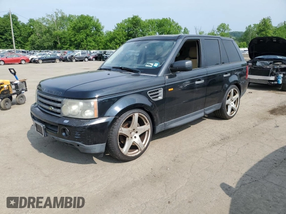2008 Land Rover Range Rover Sport HSE with VIN SALSK25468A152891, listed as a Copart auction lot 59796465 with 128,288 mi miles and Clean title. Bid and sale history available at DreamBid. Image 1.